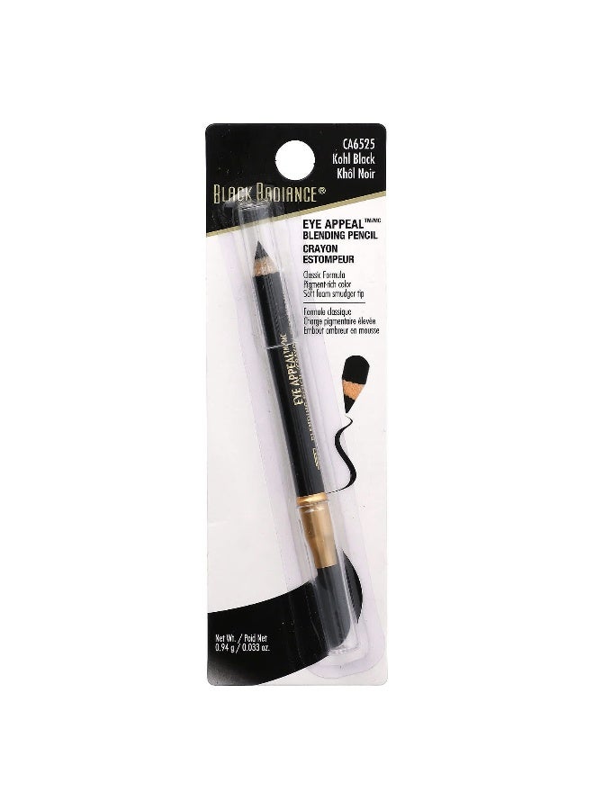 Black Radiance Black Radiance, Eye Appeal, Blending Pencil, CA6525 Kohl Black, 0.033 oz (0.94 g) - Image 2