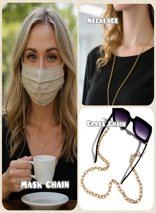 Sopopal Gold Chain Necklace Lanyards for ID Badges Stylish Key Lanyard for Women Lanyards for Badge Holder - Image 4