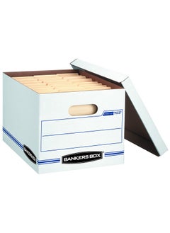 Bankers Box Stor/File Storage Boxes Standard Setup Liftoff Lid Letter/Legal 6 Pack (5703604)  - Image 3