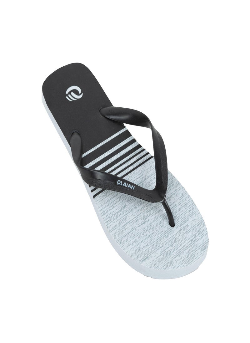 OLAIAN OLAIAN by DECATHLON, Men Flip-Flops 120 Black Tram  - Image 1