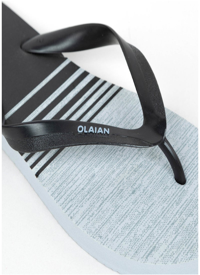 OLAIAN OLAIAN by DECATHLON, Men Flip-Flops 120 Black Tram  - Image 2
