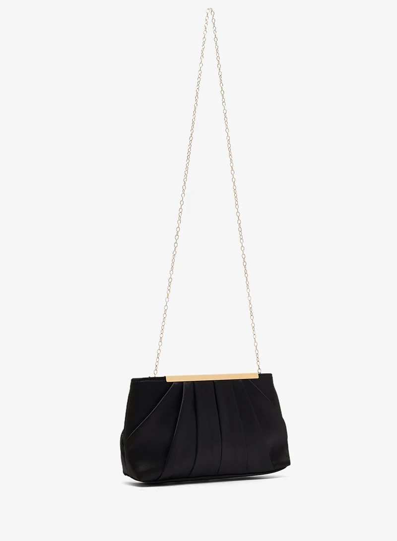 Ella Limited Edition Pleated Clutch With Chain