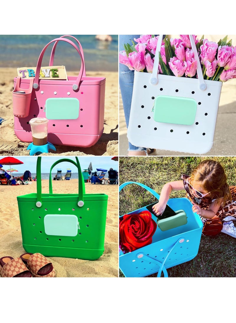 Silicone Phone Holder for Bogg Bag, Soft Silicone Insert Wallet Charm for Bogg Bags Accessories, Attachment for Bogg Beach Bags Tote Bag Compatible with iPhone and Android Phones - Image 3