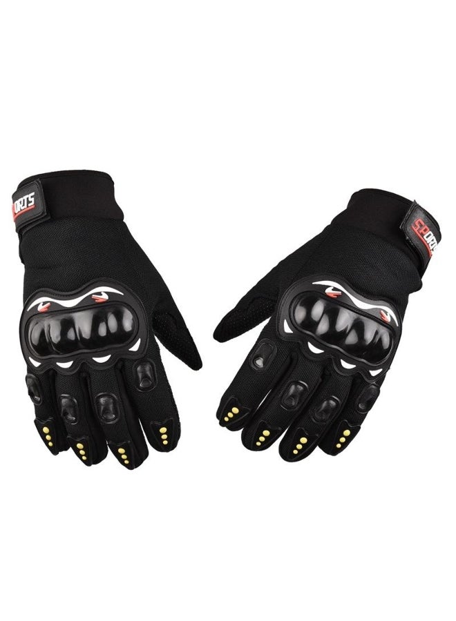 Generic Protective Shell, Joint Guard, Motorcycle Gloves, Outdoor Sports, Cycling Motorcycle, Breathable, Non-slip, Long Finger Touch Screen, Full Finger Hand 