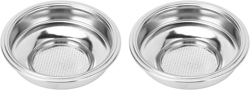Single Dose Double Layer Basket, 58mm Stainless Steel Coffee Basket, Double Layer for Better Insulation and Brewing, Compatible with Most 58mm Coffee - Image 1