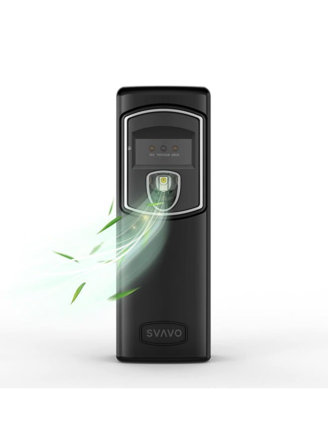 SVAVO Automatic Air Freshener Dispenser - Wall Mounted/Free Standing Auto Aerosol Spray Dispenser Programmable Fragrance Dispenser for Indoor-Bedroom, Hotel, Office, Commercial Place, Black - Image 1