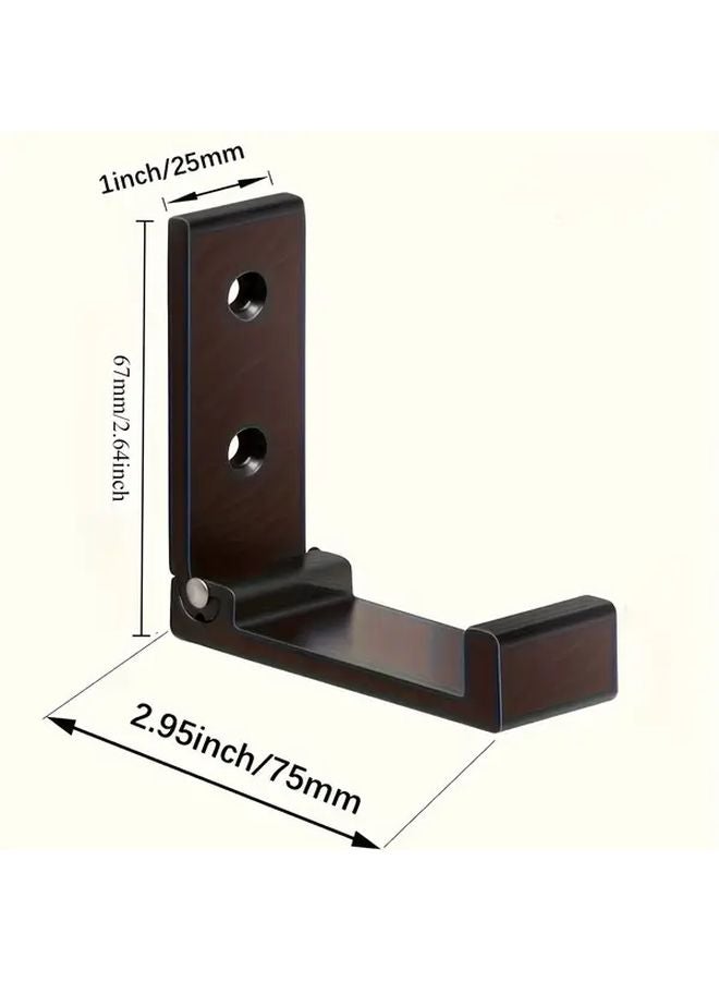 Wall Mounted Folding Clothes Rack Heavy Duty Space Saving Organizer 1Set - Image 4