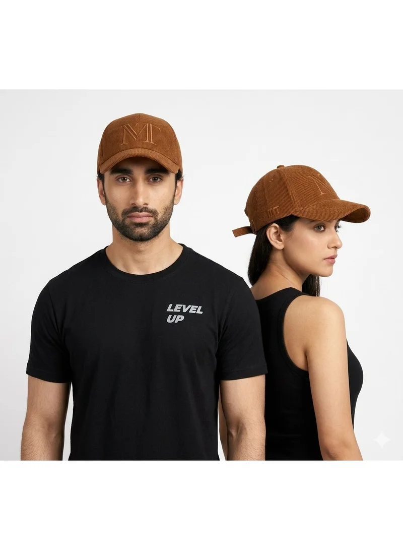Monkey Troopers Baseball Cap for Men & Women Brown Mono Troop Printed Lightweight Comfortable Adjustable Strap Hat for Travel Sports Running Gym Hiking