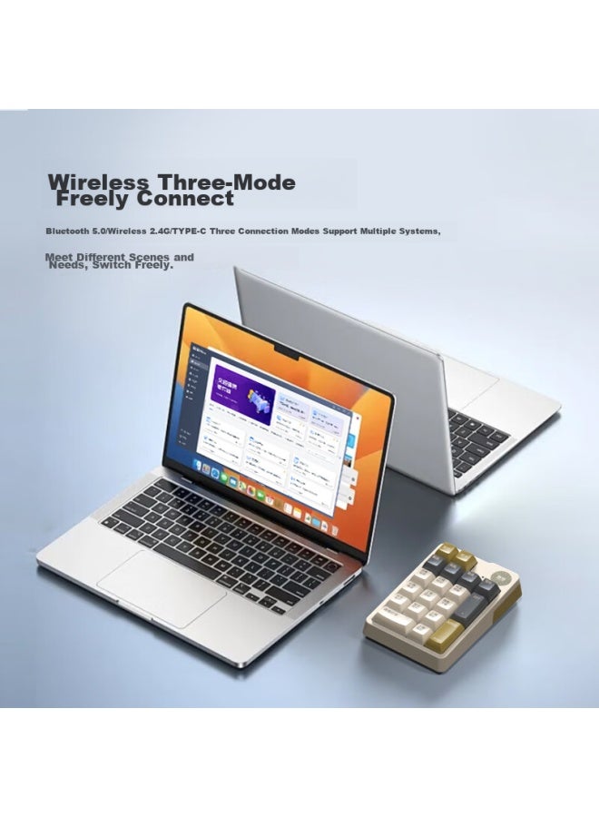 Mimouse Miishu Technology Mk17 Ai Keyboard, Small 17, Mechanical Digital Smart Keyboard, Wireless Tri-mode Bluetooth, Ai Writing Ppt Drawing, Compatible With Deepseek-r1 - Image 5
