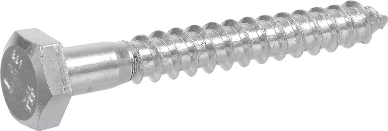 Hillman Zinc Hex Lag Screw 516 x 3