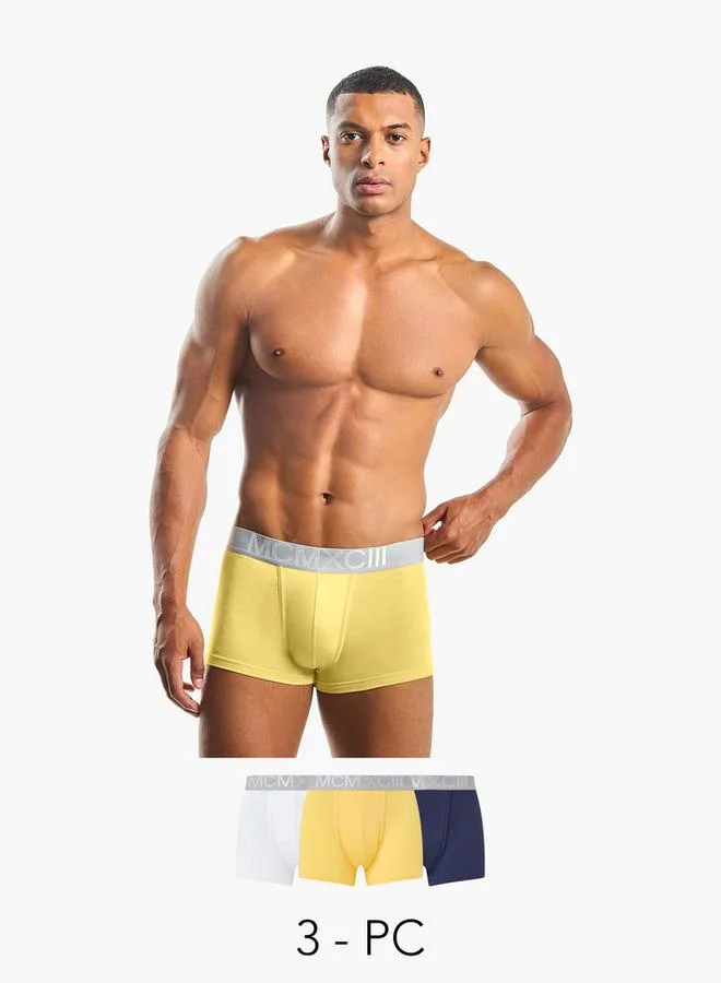 سبلاش فيڤ Men Printed Modal Hipster Trunks - Pack of 3