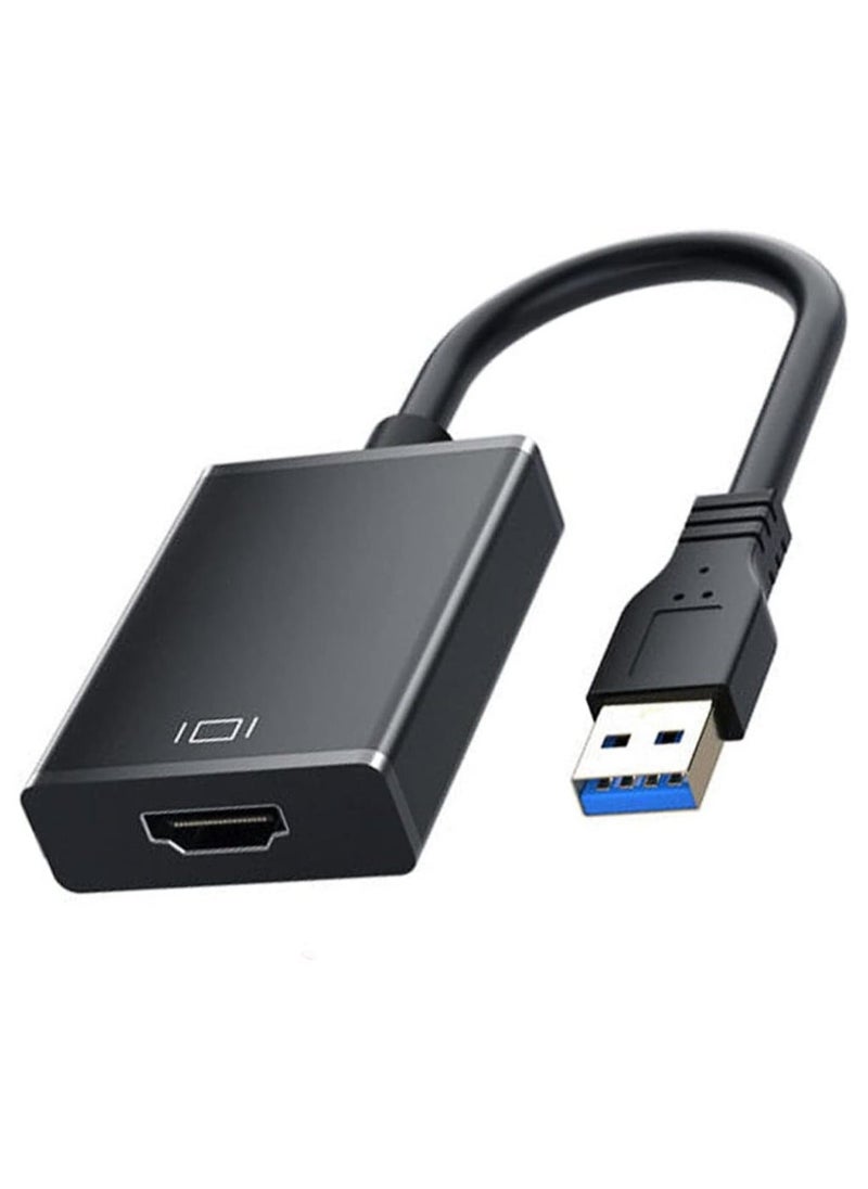TIGER USB to HDMI Adapter, USB 3.0 to HDMI Cable Multi-Display Video Converter for PC, Laptop, Windows 7/8/10, Desktop, Monitor, Projector, HDTV [Not Compatible with Mac or Chromebook] - Image 1