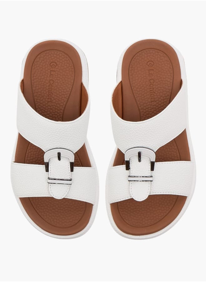 Le Confort Boys Textured Slip-On Arabic Sandal  - Image 1