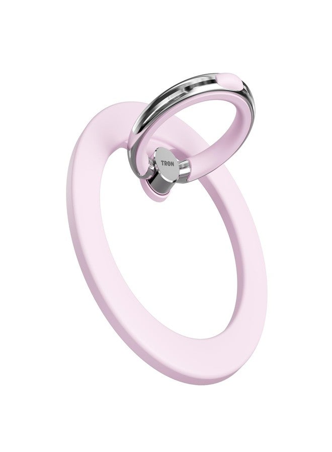 Tron Magnetic Ring Holder for MagSafe Phone Grip Compatible with iPhone 16 15 Pro, iPhone 14 Plus, iPhone 13 12 Pro Max, MagSafe Accessories (Pink) - Image 1