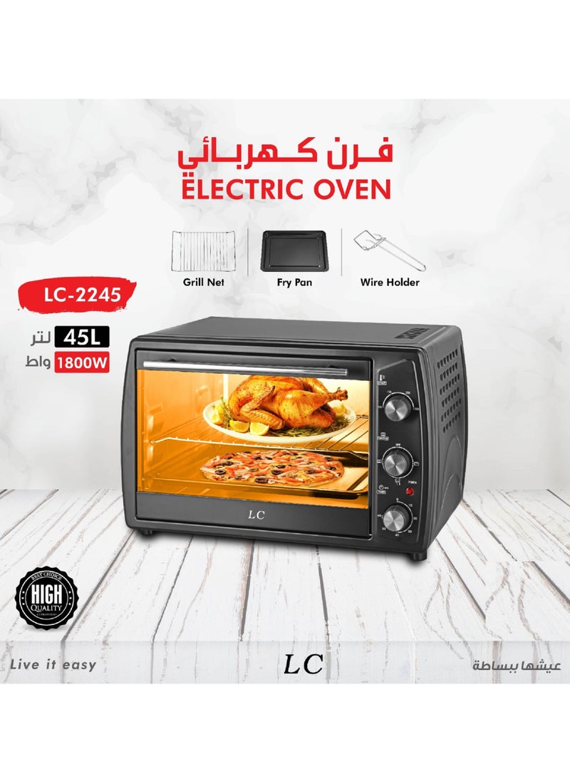 LC - Electric Oven Perfect For Grilling 45 Ltr 1800 W - Image 1