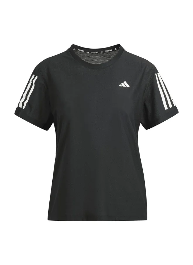 اديداس adidas OTR B TEE Black Running T-SHIRTS for Women - 2XS