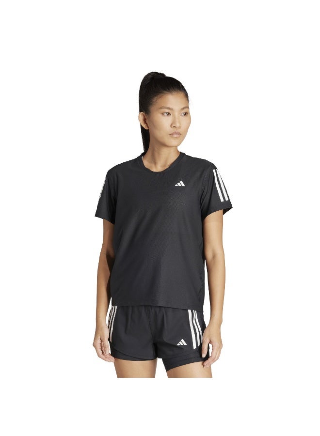 Adidas Adidas Otr B Tee W Black Running T-Shirts For Women - Image 2