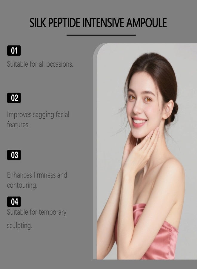 OSFRIAGE Deep Collagen Silk Peptide Lifting Ampoule Serum，Korean Facial Essence,Skin Firming & Moisturizing Serum (50ml - Image 2