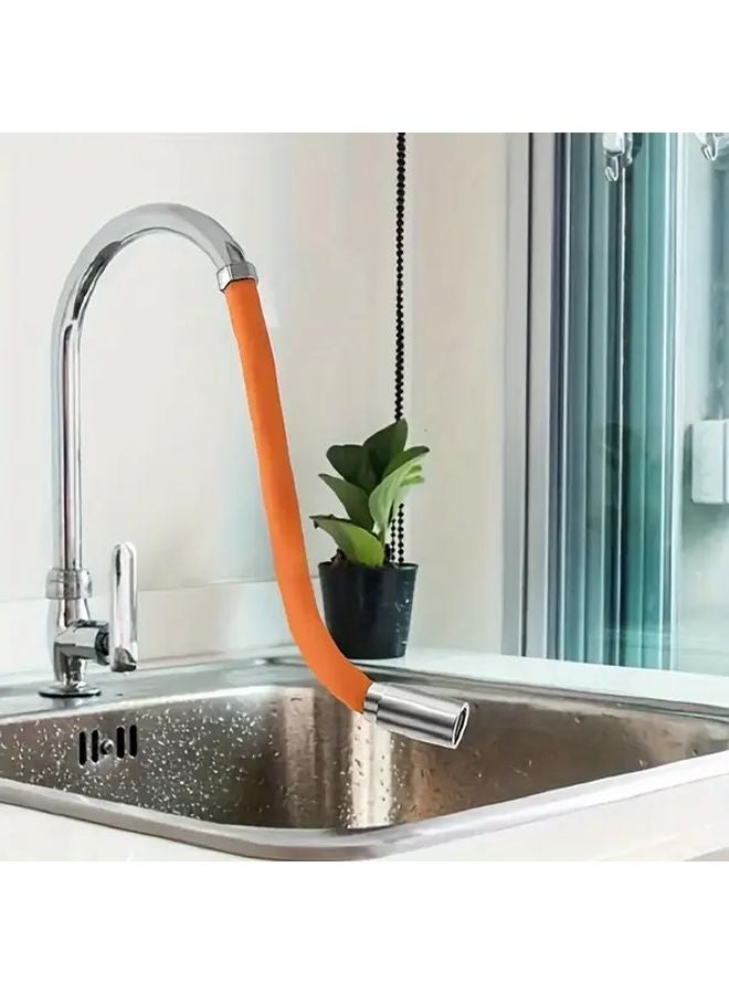 Large 360 Degree Flexible Faucet Extension Hose Malleable Copper Water Pipe for Kitchen Bathroom - Image 2