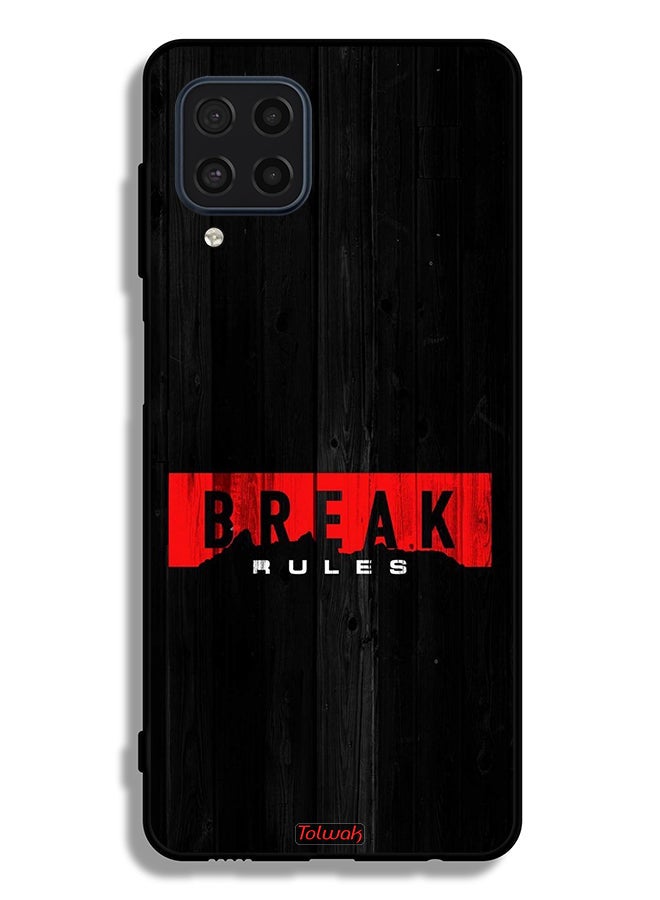 Tolwak Samsung Galaxy M22 Protective Case Cover Break Rules - Image 2