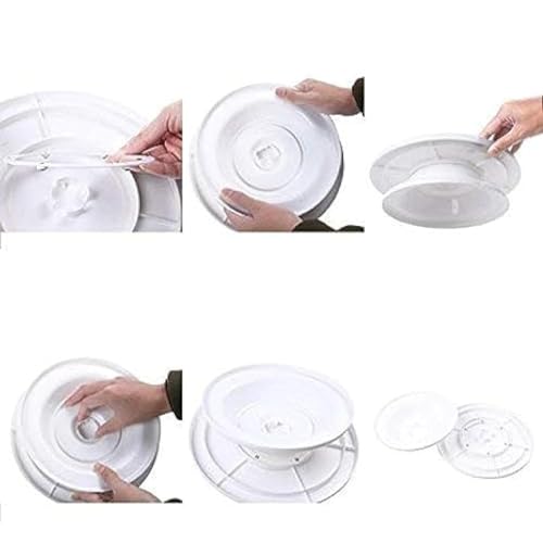 Wishome 11 Inch Rotating Cake Turn Table for Cake Frosting Revolving Cake Stand White Cake Decorating Kit Display Stand Baking Tools Accessories Supplies for Decoration(Multi Color) - Image 5