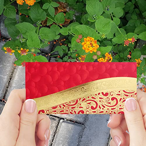 PARTH IMPEX Shagun Gift Envelope (Pack of 10) Assorted Color Designs Money Holder Fancy Packet for Christmas Diwali Easter Birthday Wedding Anniversary Designer Invitation Envelopes - Image 3