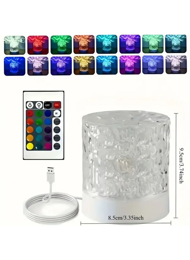 16 Color Aurora Water Ripple Wave Projector LED Light For Bedroom Ceiling Office Party - Image 1
