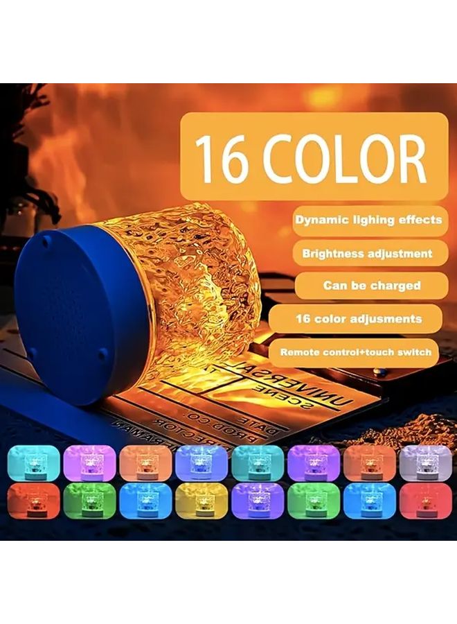 16 Color Aurora Water Ripple Wave Projector LED Light For Bedroom Ceiling Office Party - Image 4