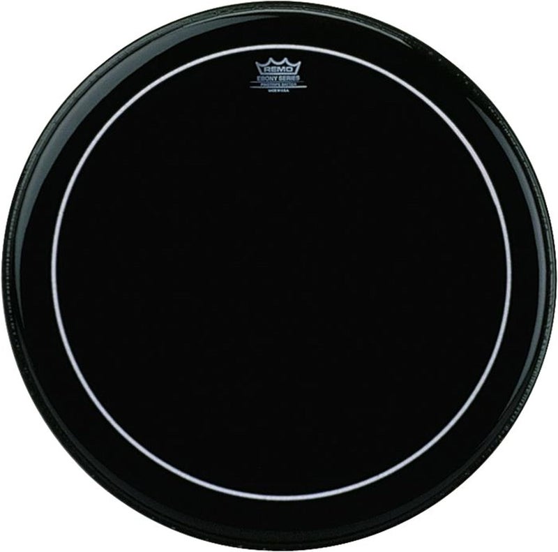 ES0615PS Ebony Pinstripe Drum Head, 15-Inch