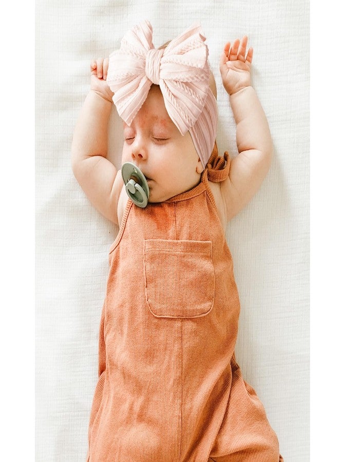 Niceye Handmade Baby Headbands Soft Stretchy Nylon Hair Bands with Bows for Newborn Infant Baby Toddler Girls - Image 4