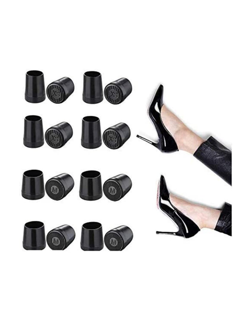 Excefore High Heel Protectors for Shoes, Stoppers for Walking on Grass, High Heel Protector for Women Shoes, Anti Slip Heel Repair Caps Covers Heel Stoppers - Image 1