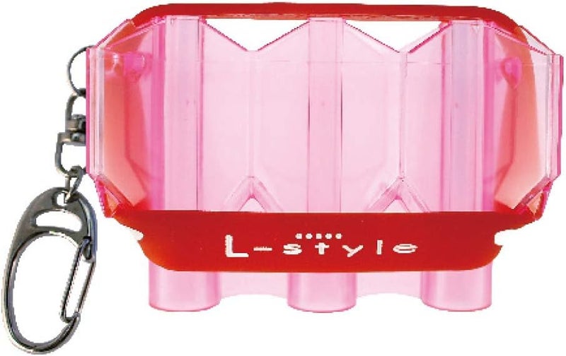 Dart Flight Case: Hard Shell Case for Dart Flights - Holds One Set of Any Flights - Clear Pink