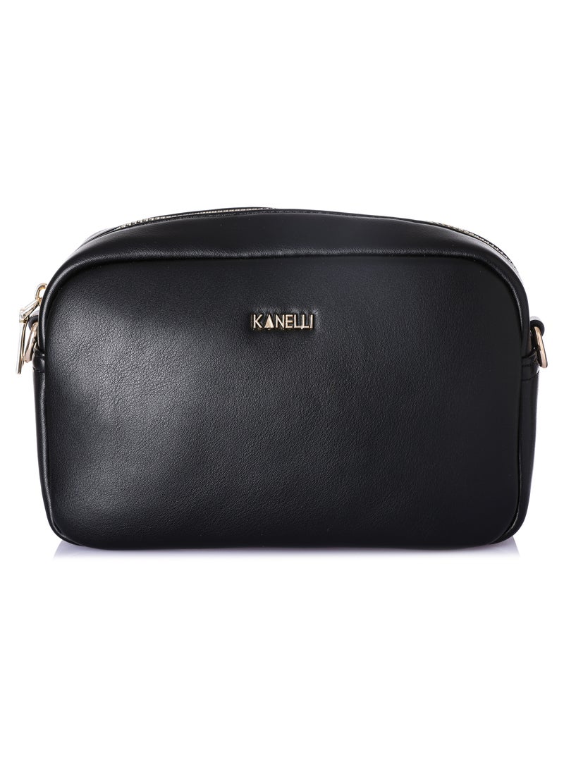 KANELLI Women's handbag from Kanelli, Multiuse elegant design New Collection AAY2312084-Black - Image 1