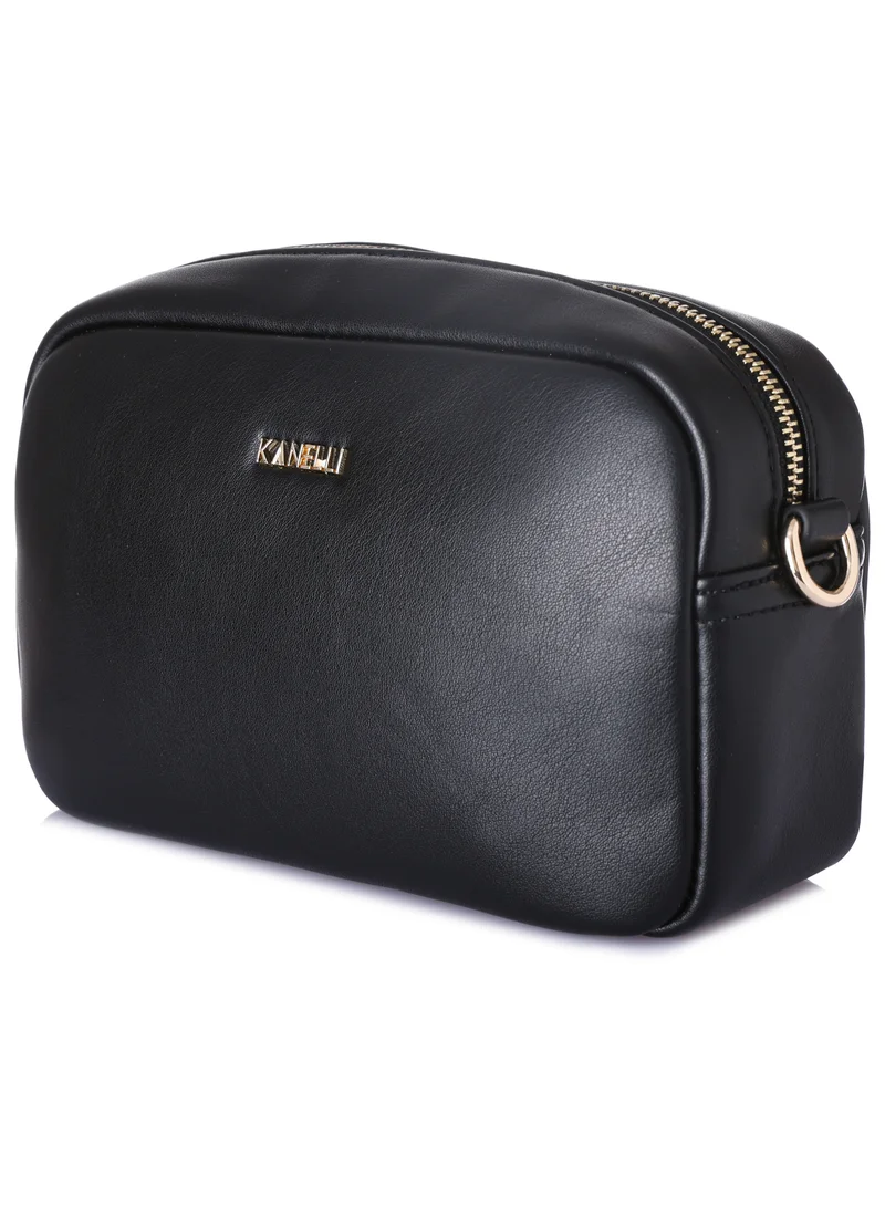 KANELLI Women's handbag from Kanelli, Multiuse elegant design New Collection AAY2312084-Black