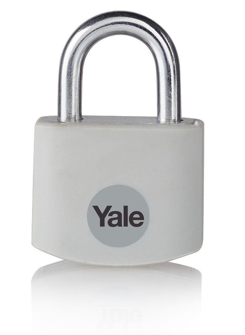 ييل قفل ييل ألومنيوم 25 ملم رمادي 3 مفاتيح