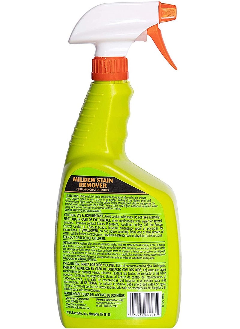 Home Armor - Home Armor  Mildew Stain Remover Plus Blocker, Trigger Spray 32-Ounce - Image 1