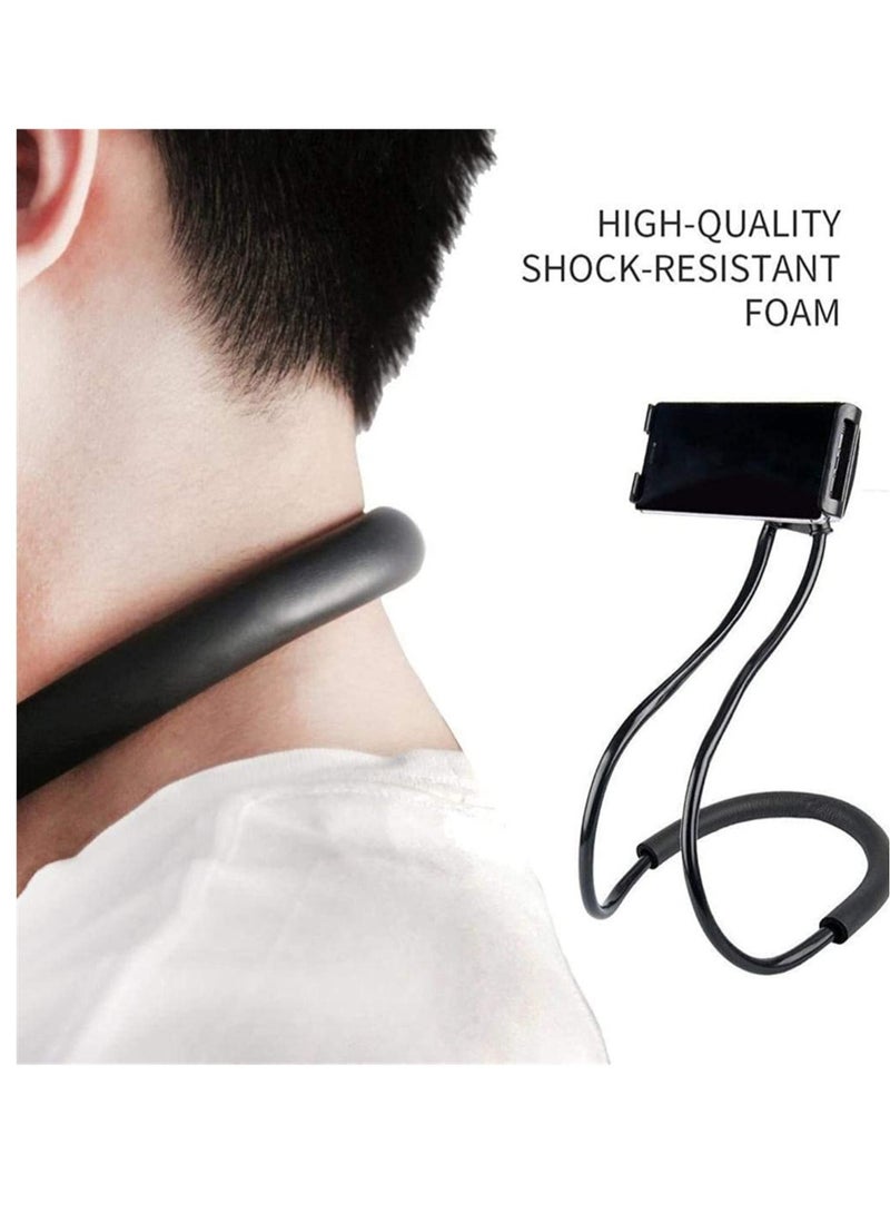 ELTRAZONE Lazy Hang Neck Phone Support Holder, Multi-function Creative Mobile Holder Desktop Bed Car Bracket Stand - Image 3