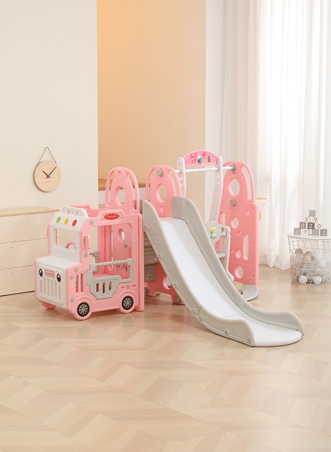 JSAITOYS High Quality Toy Slide For Kids Children's Plastic Slide Indoor Kindergarten Climber Children's Small Playground Slide Toys  - Image 1
