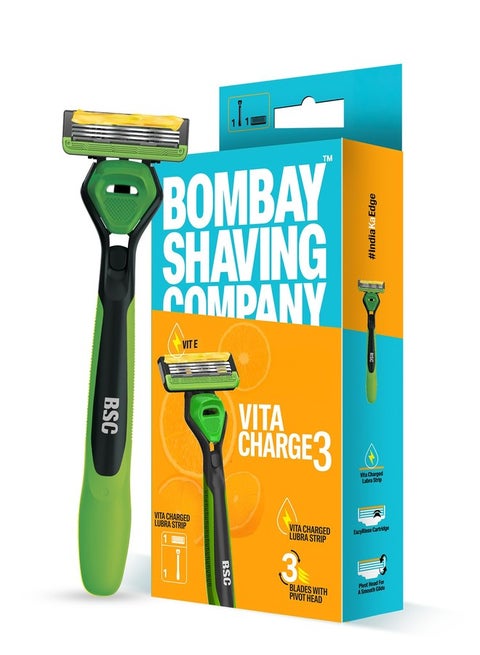 Bombay Shaving Company Vita Charge 3 Men's Razor