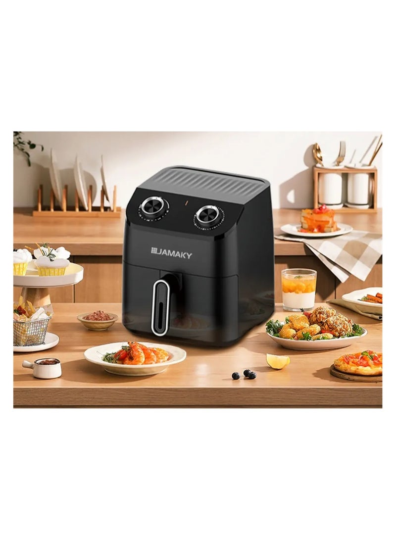 Jamaky Air Fryer, 1800W, 5.5L, Black, JMK5004