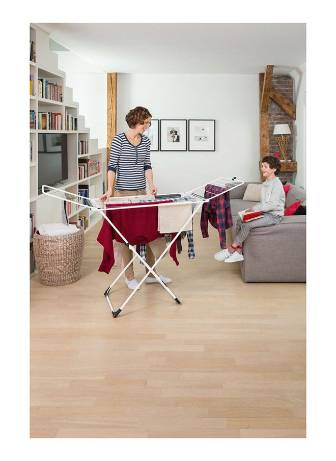 Vileda Universal Steel X-Leg Indoor Cloth Dryer 18M, Reinforced steel, Extendable wings, Slim, Mobile design, White - pzsku/Z518C2CA4EC14820EB133Z/45/_/1694076000/99155bfa-2d17-4d87-94a0-d8b442e9b5ca