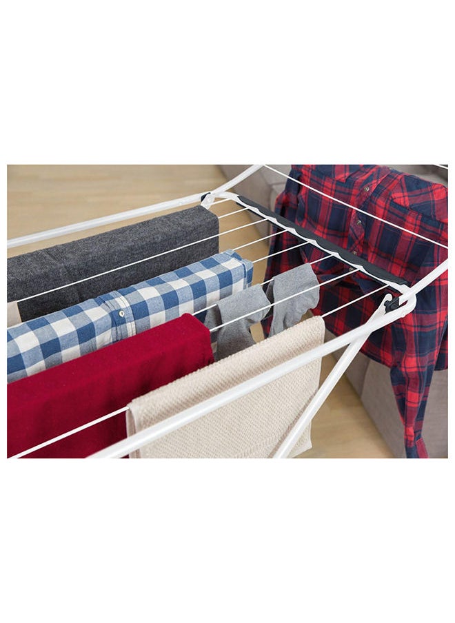 Vileda Universal Steel X-Leg Indoor Cloth Dryer 18M, Reinforced steel, Extendable wings, Slim, Mobile design, White - pzsku/Z518C2CA4EC14820EB133Z/45/_/1694076003/fb5bdc42-d65a-4295-94ac-96ec8f7d2ad5