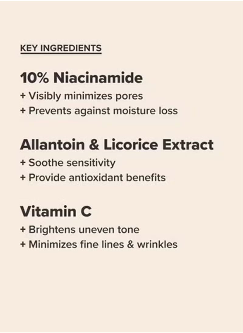 Paulas Choice 10 % Niacinamide Booster Vitamin B3 + Vitamin B5 for All Skin Types – Refines Pores and Smooths Texture 20 ml 0.67 fl.oz
