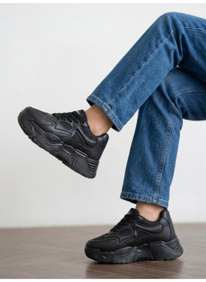 فيبراندا كوتشي نسائي أنيق بتصميم عصري يمنحك مظهرًا شبابيًا L-6-اسود - Image 2