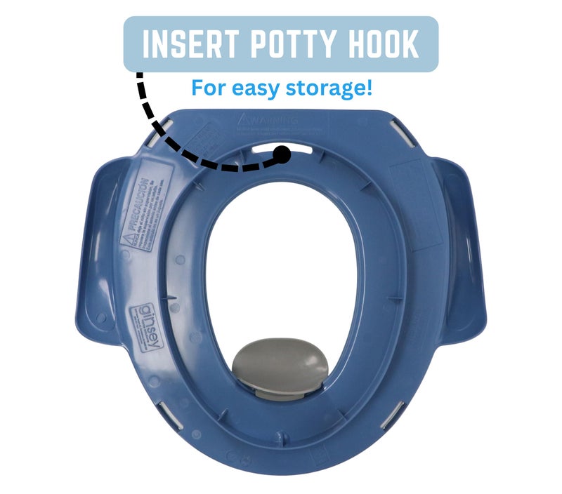 ginsey Bluey Soft Potty Seat - Potty Training Toilet Seat, Soft Cushion, Baby Potty Training, Safe, Easy to Clean - Image 5