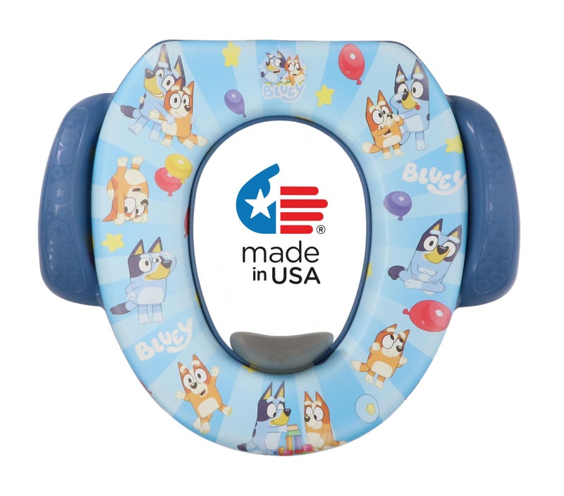 ginsey Bluey Soft Potty Seat - Potty Training Toilet Seat, Soft Cushion, Baby Potty Training, Safe, Easy to Clean - Image 1