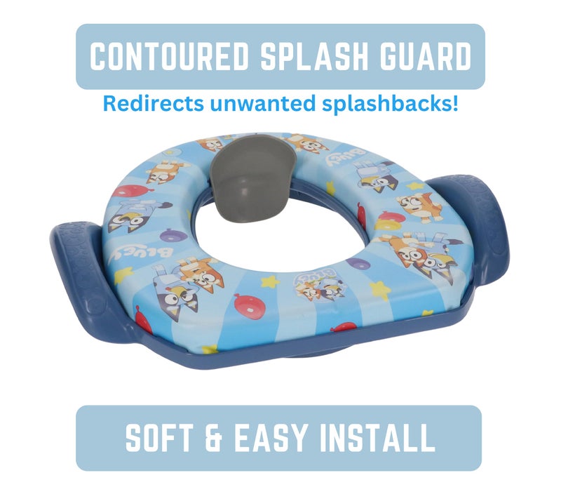 ginsey Bluey Soft Potty Seat - Potty Training Toilet Seat, Soft Cushion, Baby Potty Training, Safe, Easy to Clean - Image 4