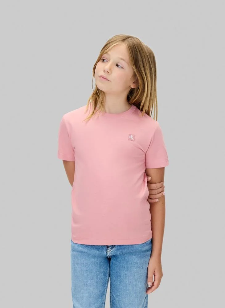 Calvin Klein Jeans Kids Logo Crew Neck T-Shirt