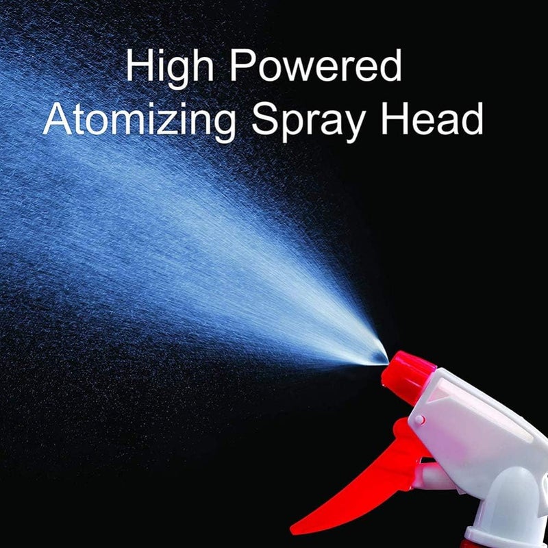 كلاراكو زجاجة رذاذ من كلاركو، 5 قطع، سعة 750 مل، رذاذ شفاف للنباتات لتنظيف زجاجات رذاذ الماء، بخاخ مياه للنباتات، زجاجة مضخة للزهور والنباتات عشوائيًا - Image 2