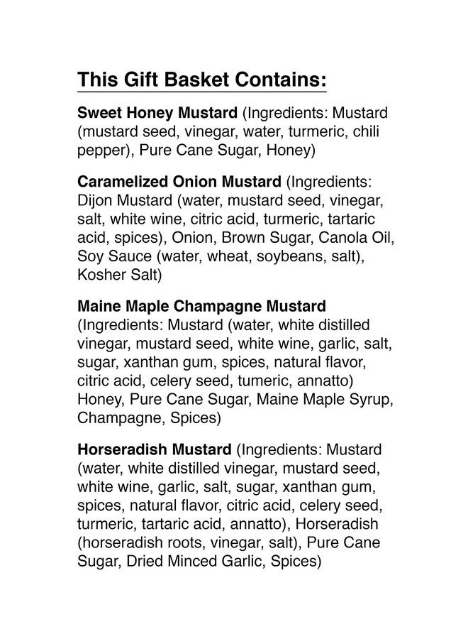 Stonewall Kitchen Stonewall Kitchen Our Mustard Collection (4pc) - Image 5